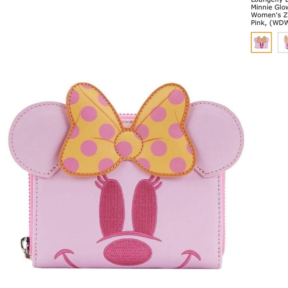 Loungefly Handbags - New Minnie Mouse Glow in the Dark Ghost Wallet